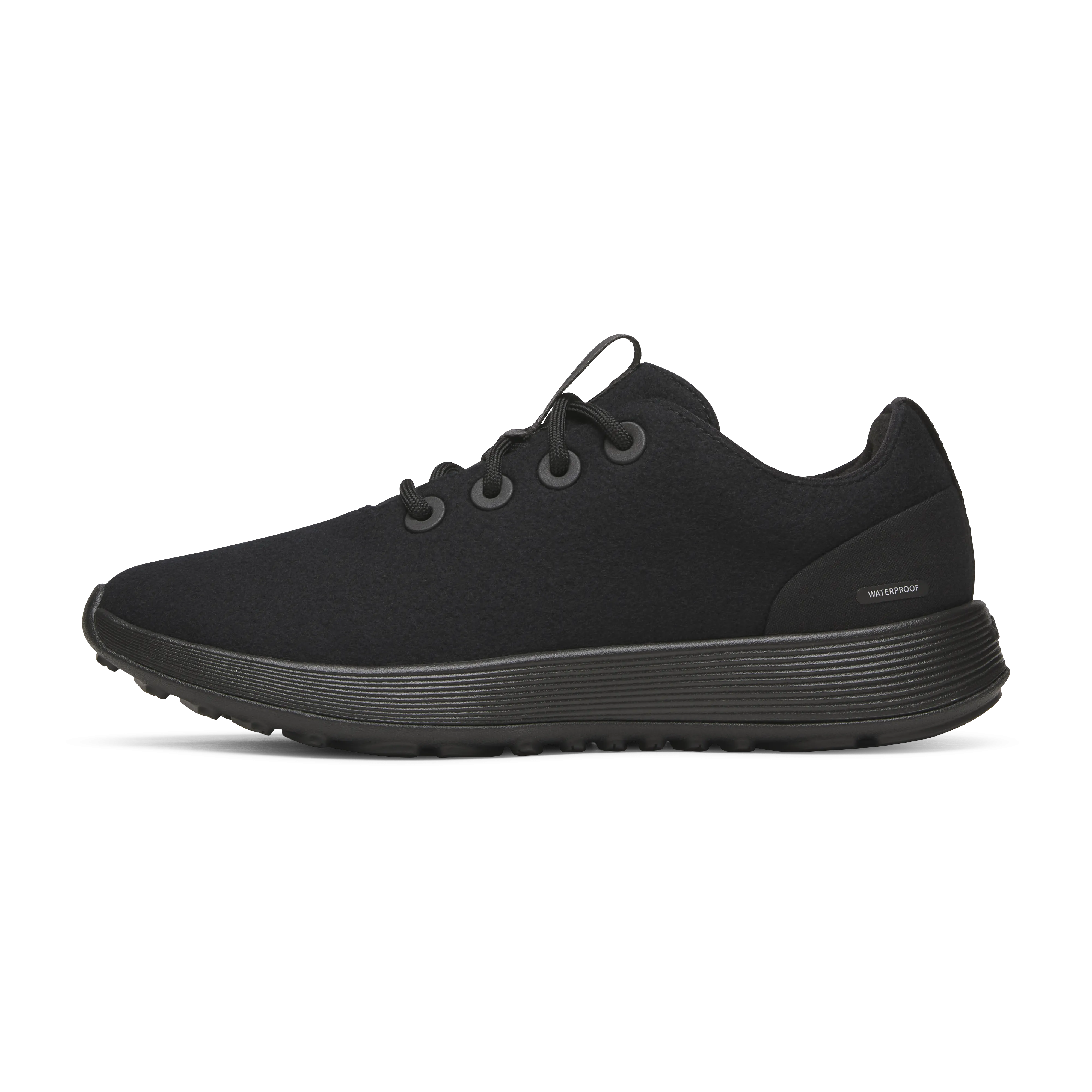 Allbirds Men's Wool Runner NZ Waterproof – Natural Black (Natural Black Sole)