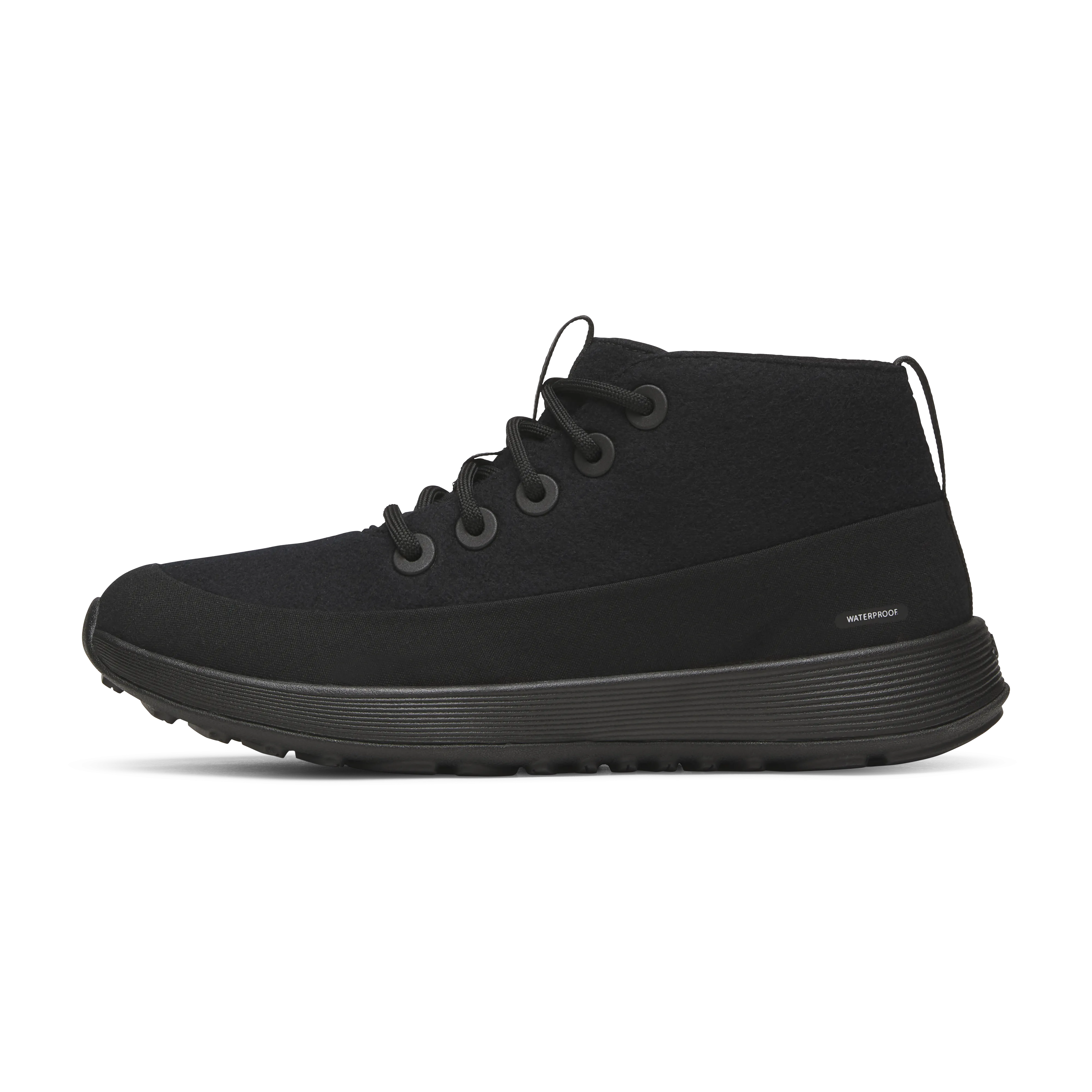 Allbirds Men's Wool Runner NZ Mid Waterproof – Natural Black (Natural Black Sol