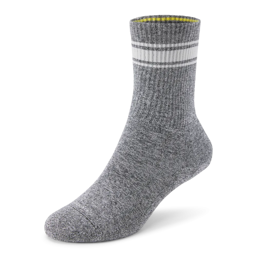 Allbirds Anytime Crew Sock – Natural Grey Heather/Light Grey