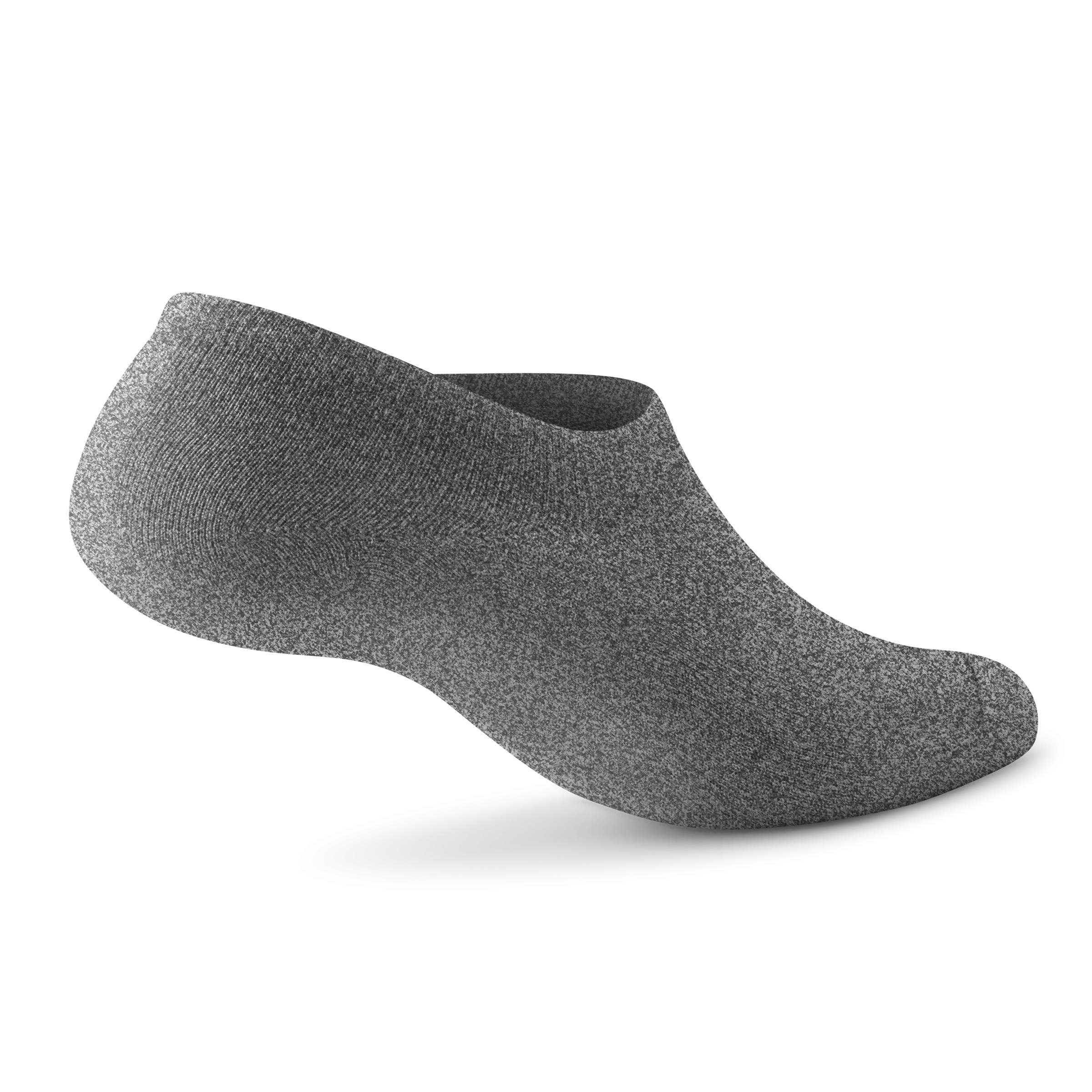 Allbirds Anytime No Show Heel Grip Sock – Natural Grey Heather