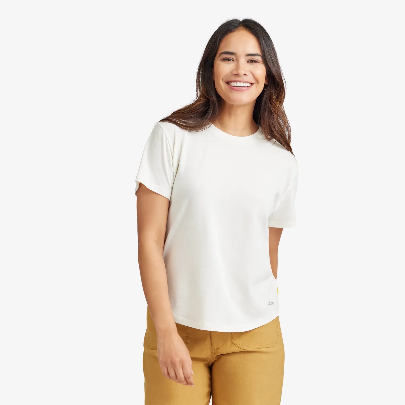 Allbirds Women's Soft Merino Tee – Natural White
