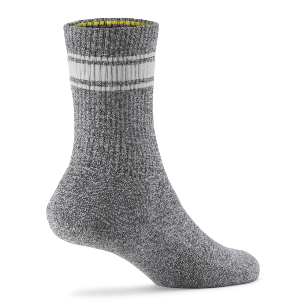 Allbirds Anytime Crew Sock – Natural Grey Heather/Light Grey