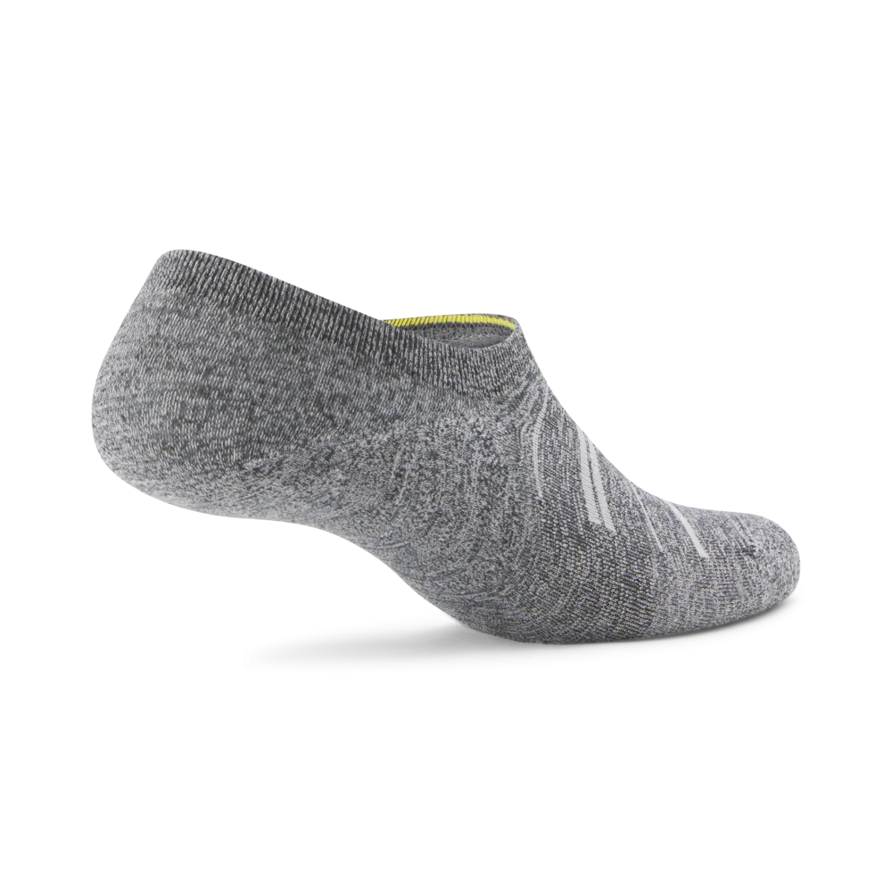 Allbirds Anytime No Show Sock – Natural Grey Heather/Light Grey