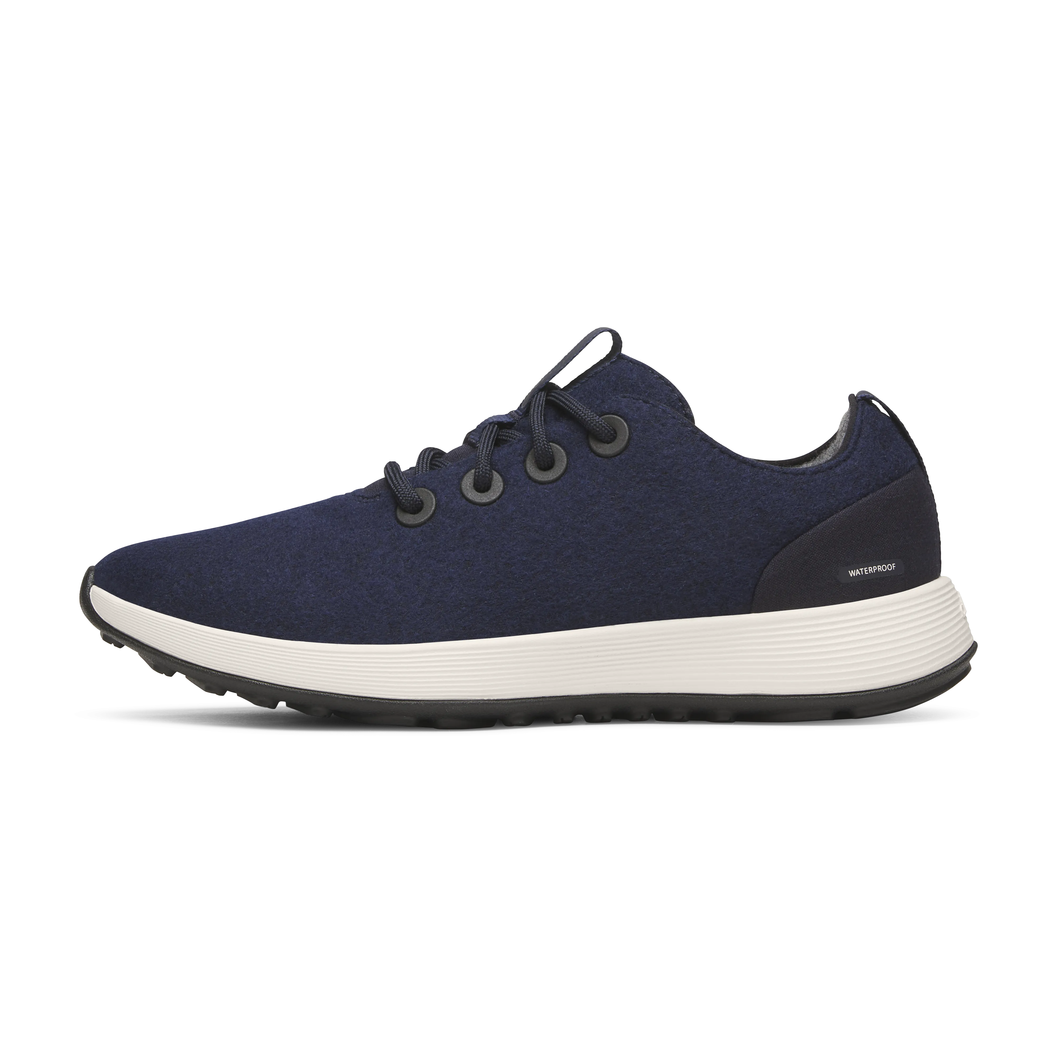 Allbirds Women's Wool Runner NZ Waterproof – Dark Navy (Natural White Sole)