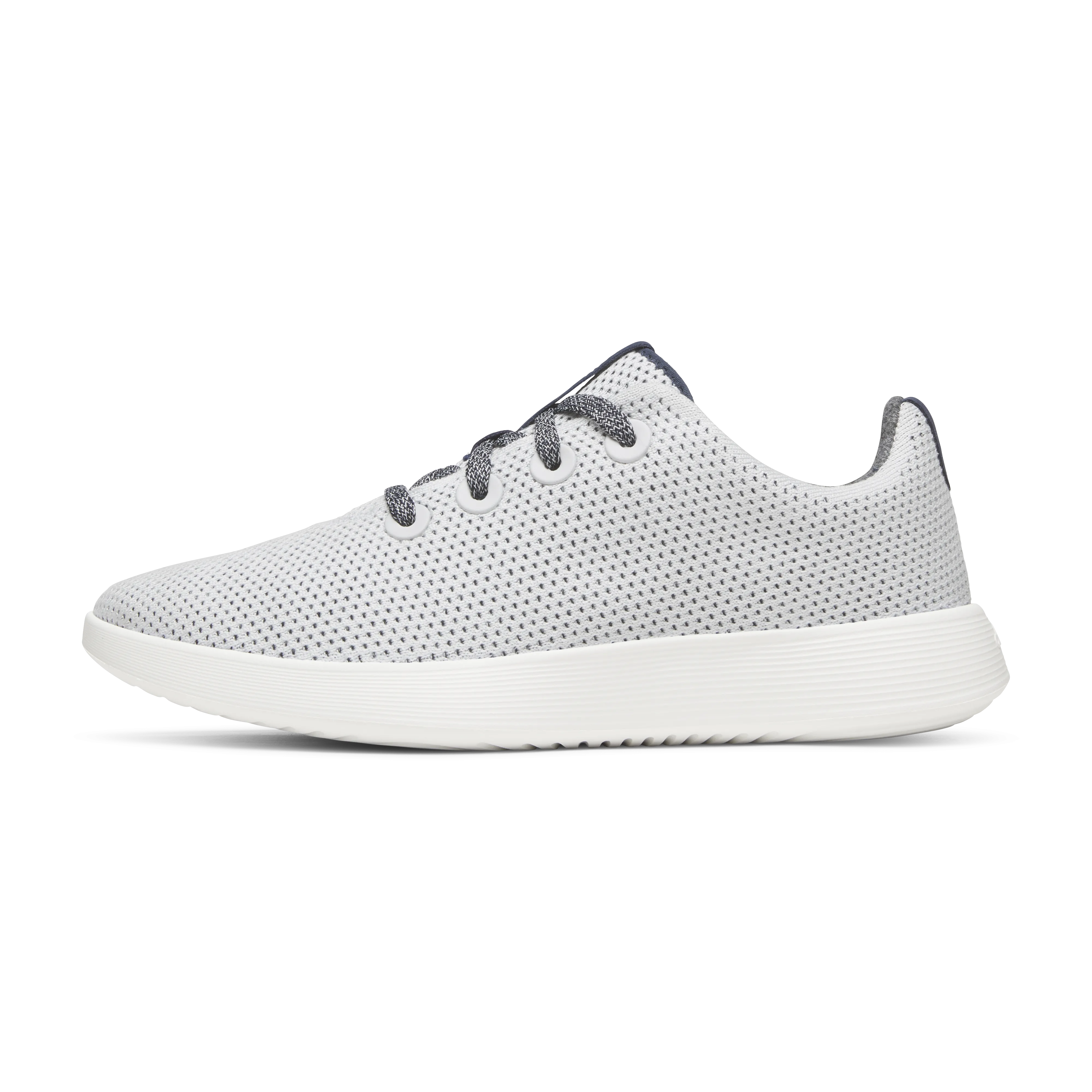 Allbirds Women's Tree Runner NZ – Blizzard/Dark Navy (Blizzard Sole)