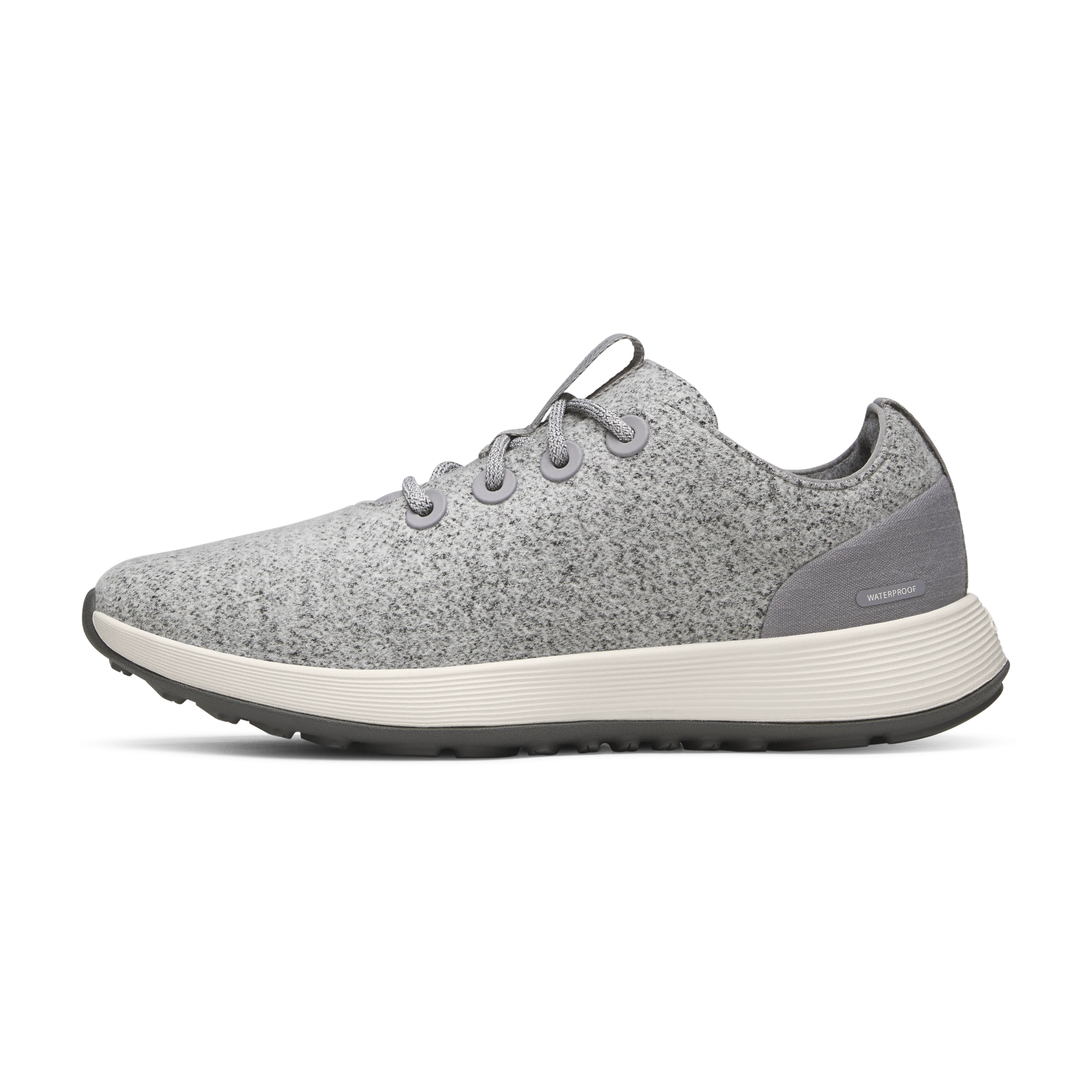 Allbirds Women's Wool Runner NZ Waterproof – Medium Grey (Natural White Sole)