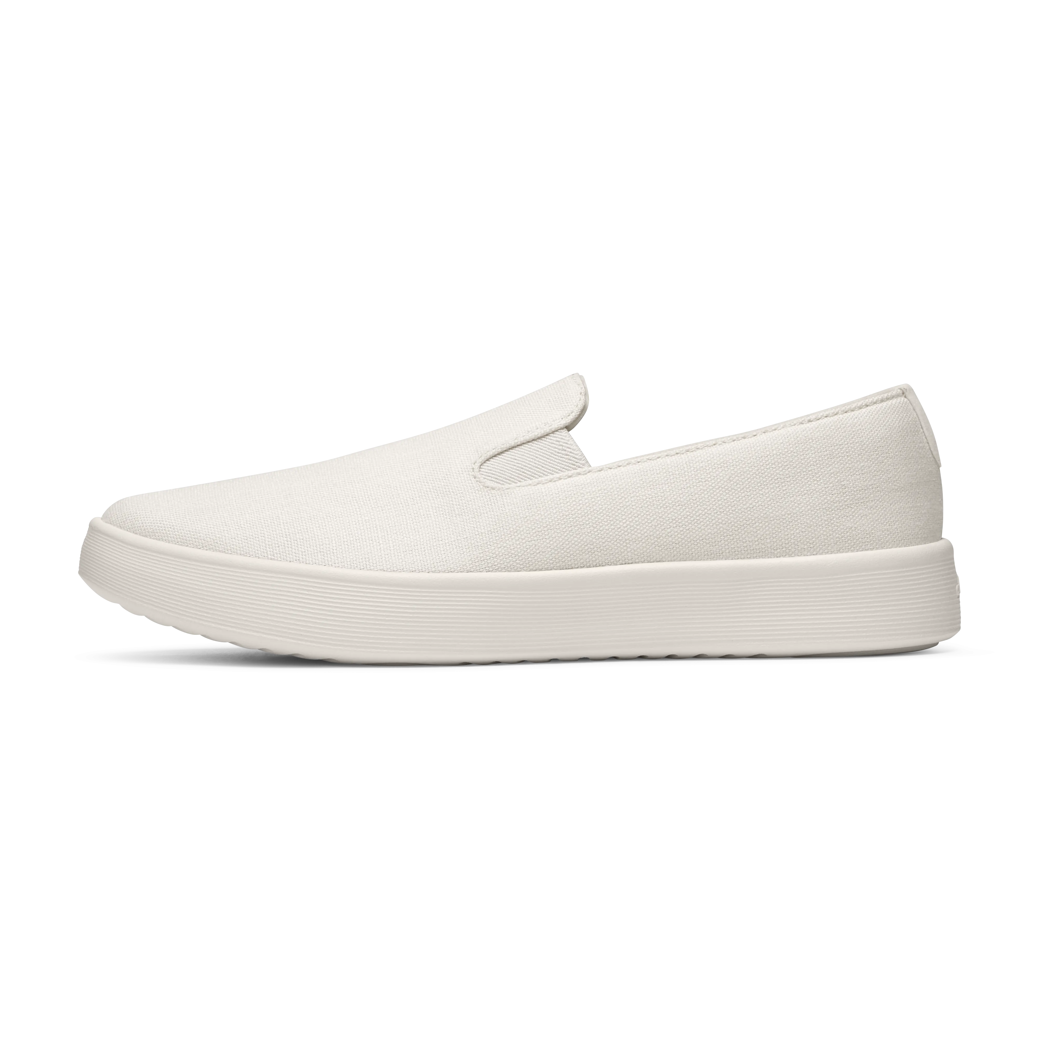 Allbirds Women's Canvas Cruiser Slip On – Warm White (Natural White Sole)