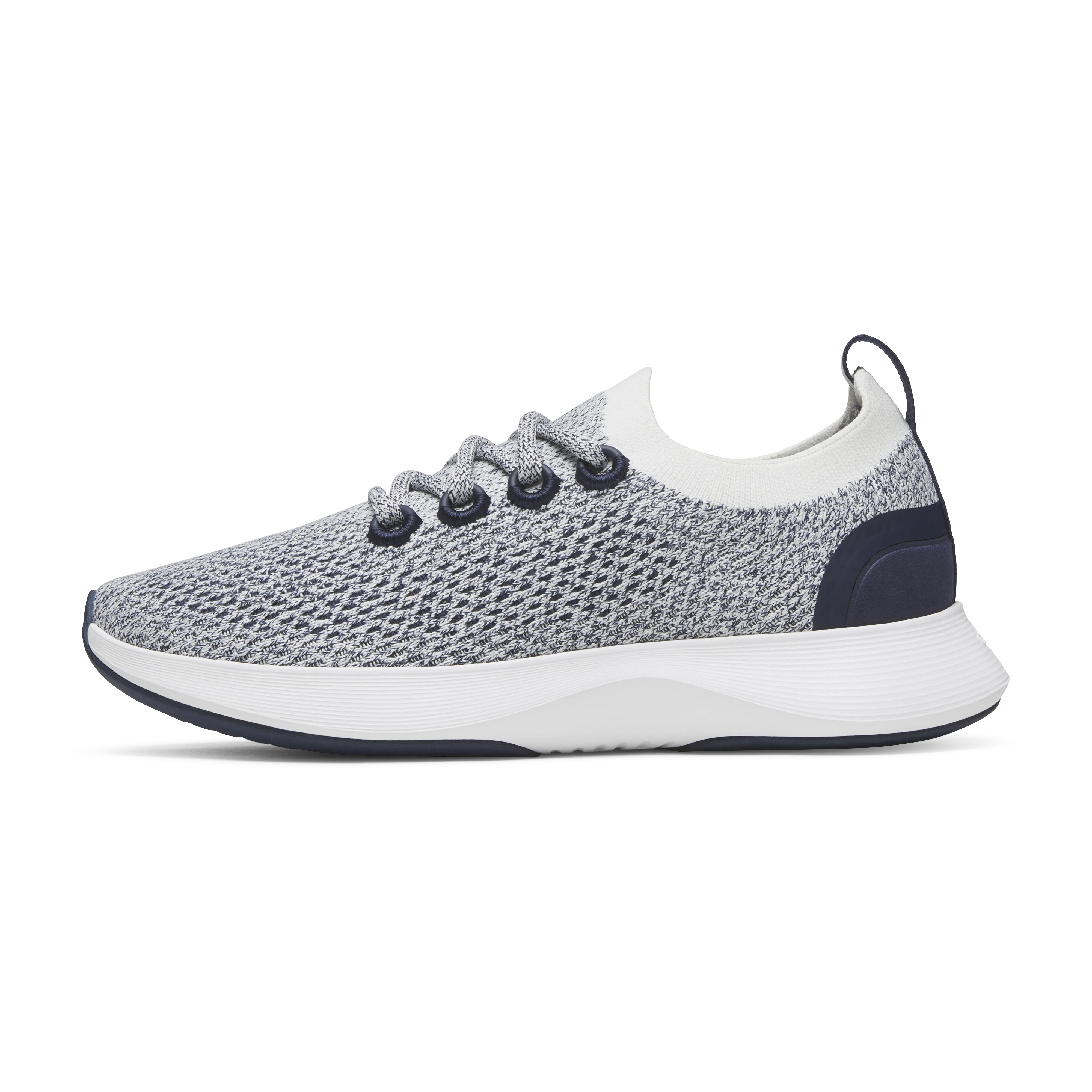 Allbirds Women's Dasher NZ – Blizzard/Deep Navy (Blizzard Sole)