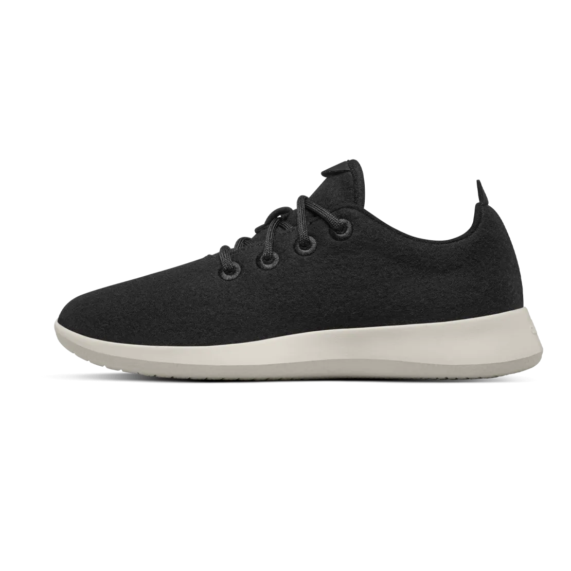 Allbirds Women's Wool Runner – True Black (Cream Sole)